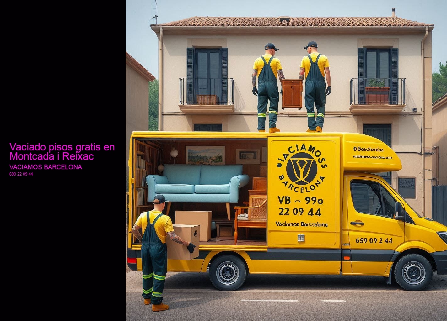 Servicio de mudanzas y vaciado de muebles
