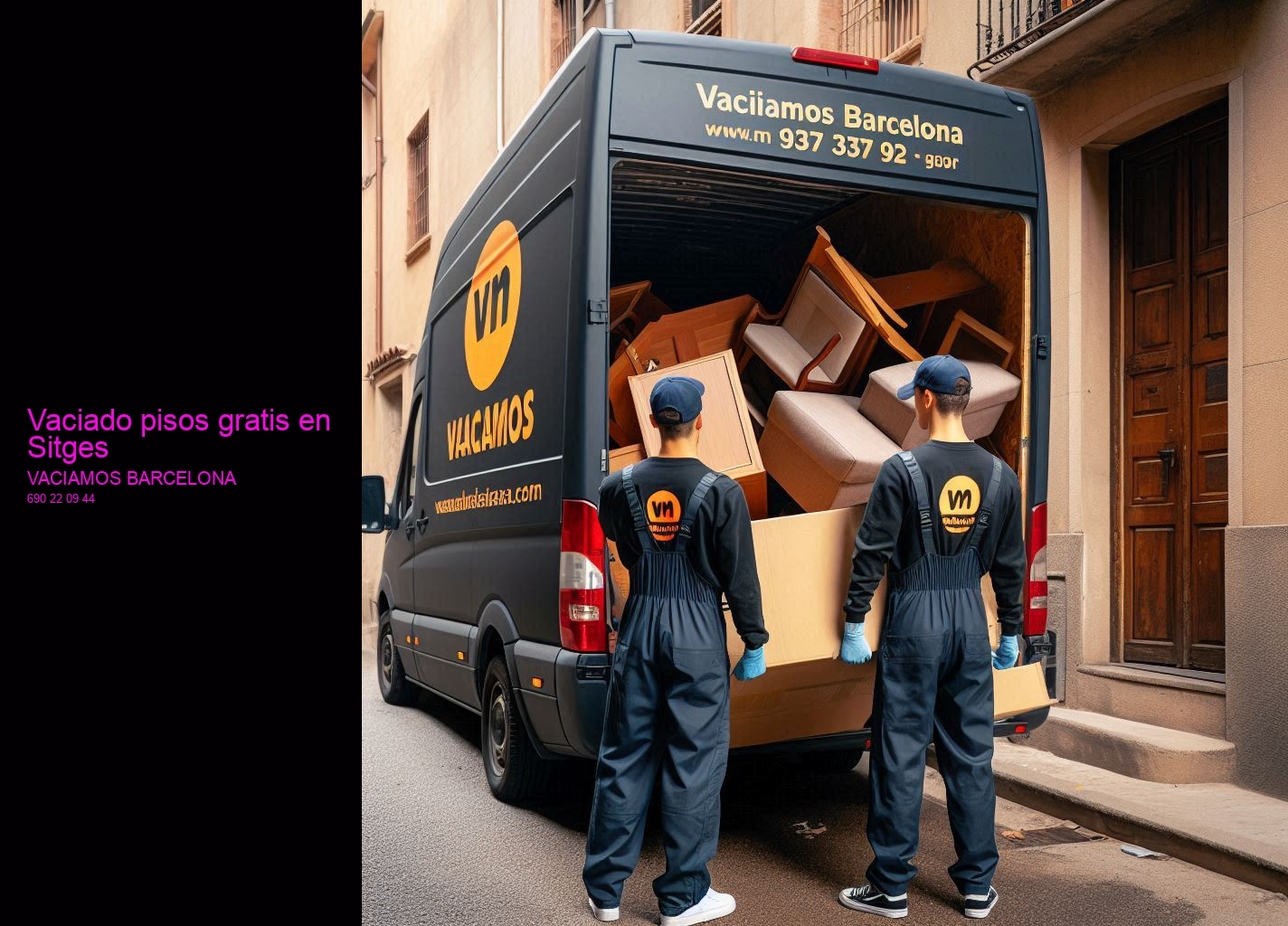 Servicio de mudanzas y vaciado de muebles