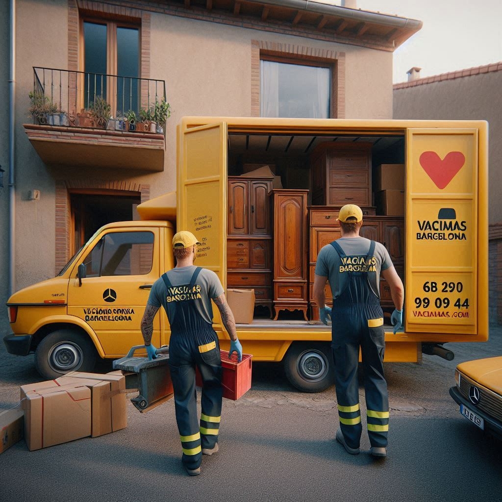 Servicio de mudanzas y vaciado de muebles